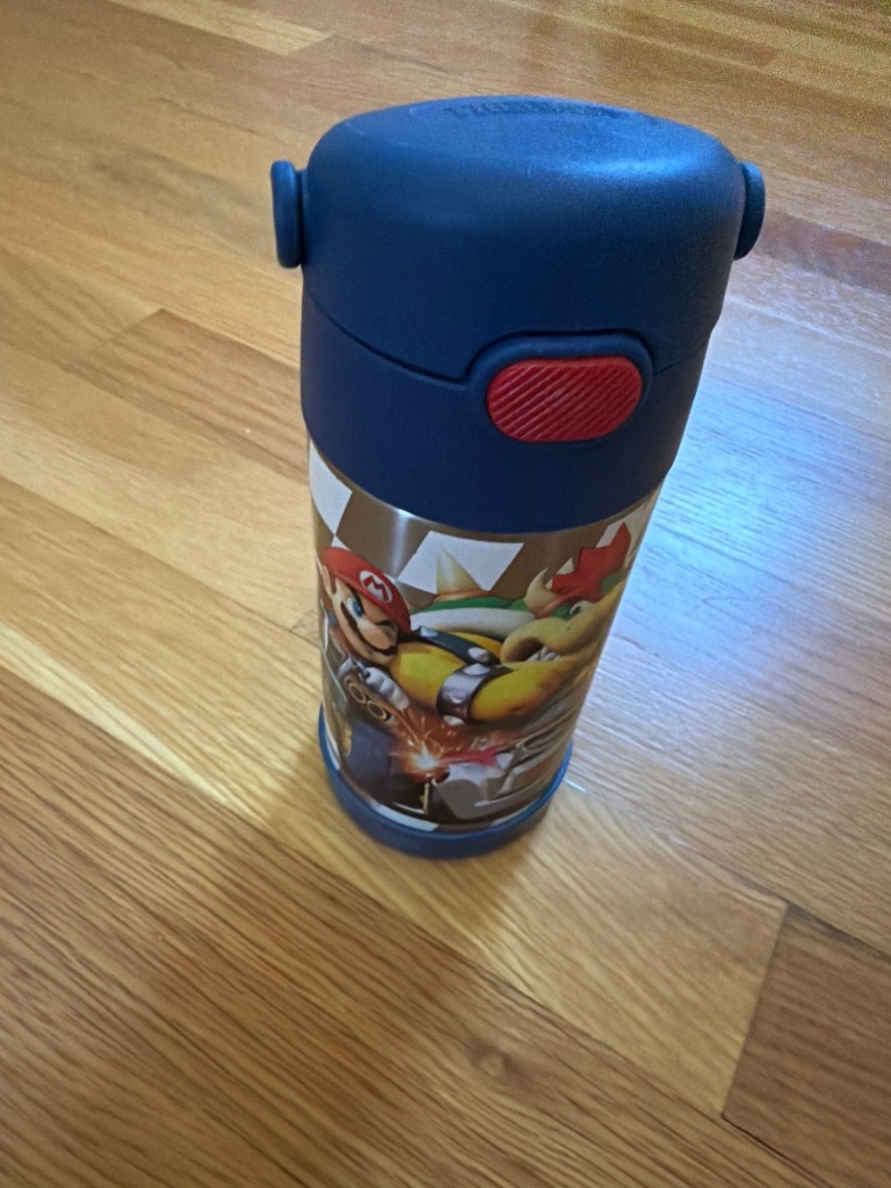 Thermos Mario kart water bottle